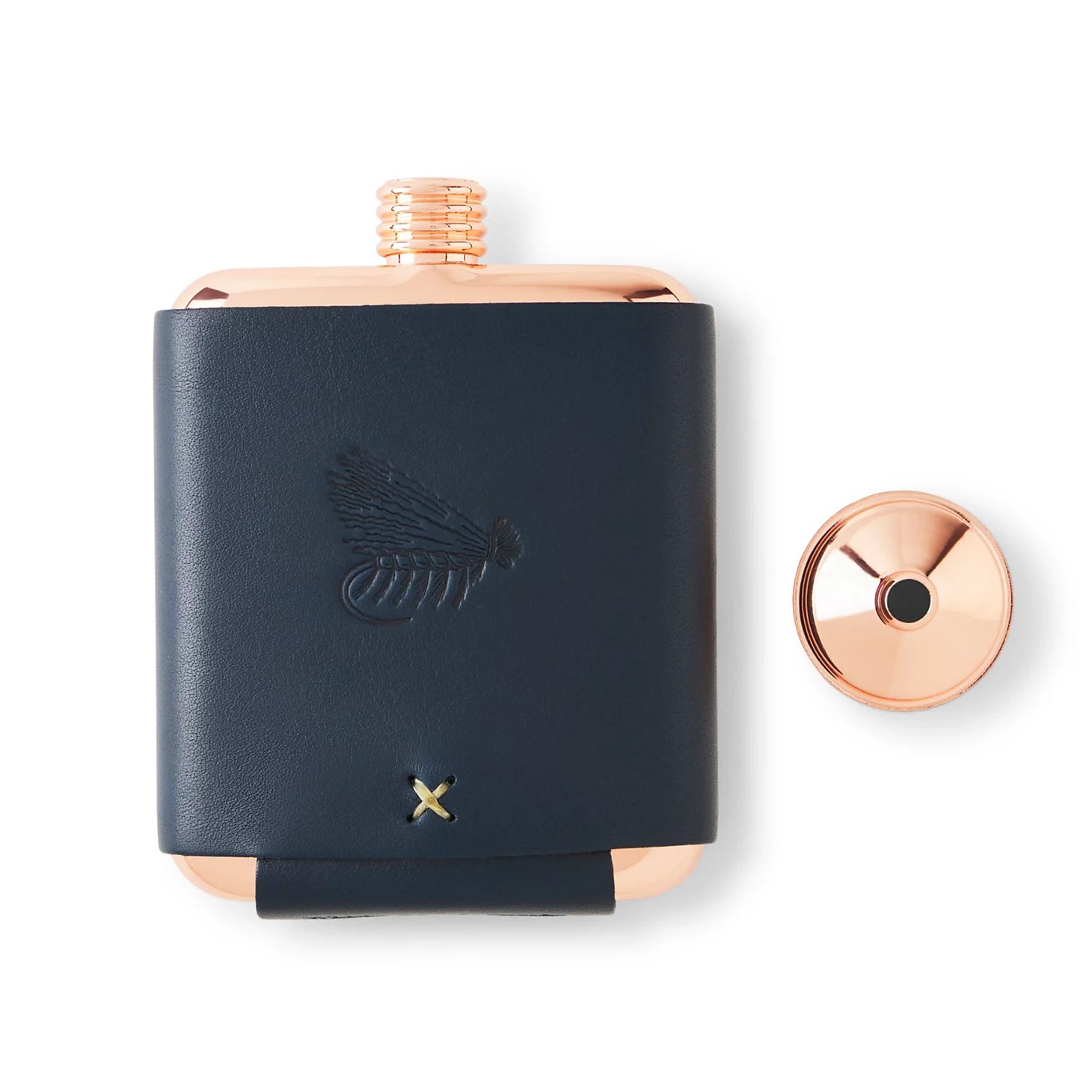 Orvis | Whiskey Leatherworks Personalized Copper Flask