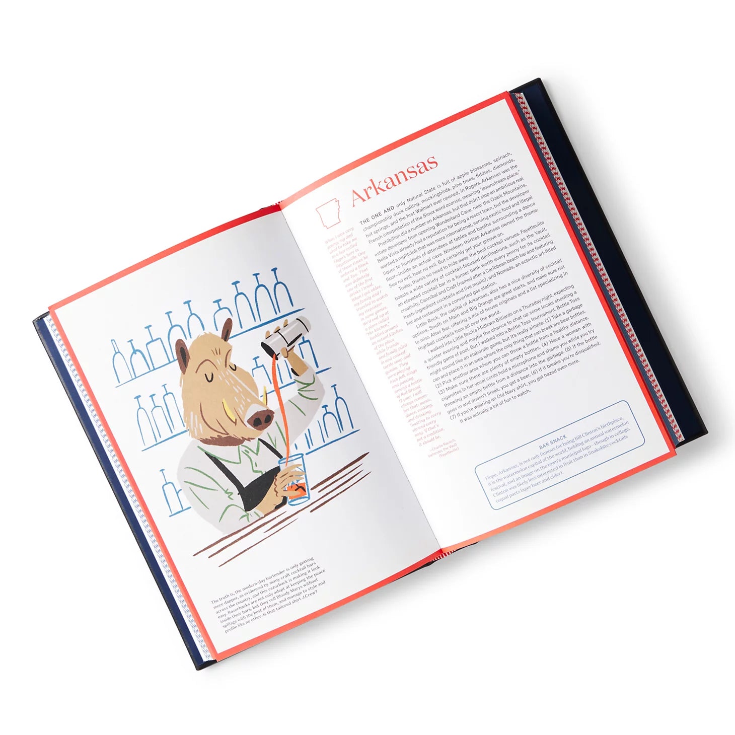 Orvis | Leather-Bound United States Of Cocktails Book