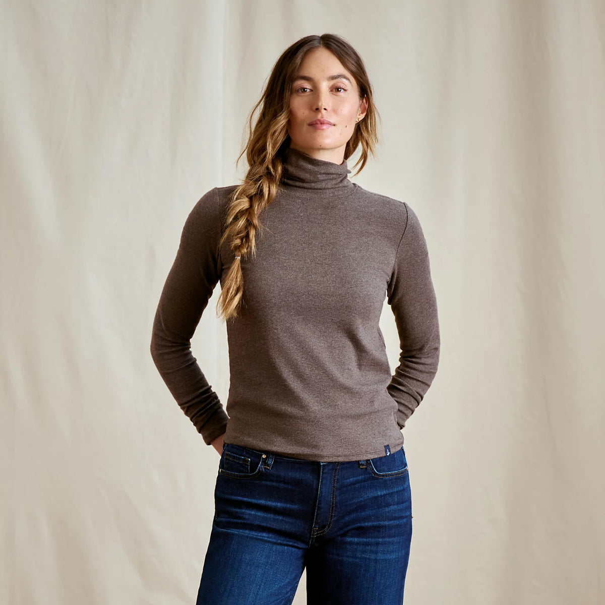 Orvis | Ribbed Long-Sleeved Turtleneck