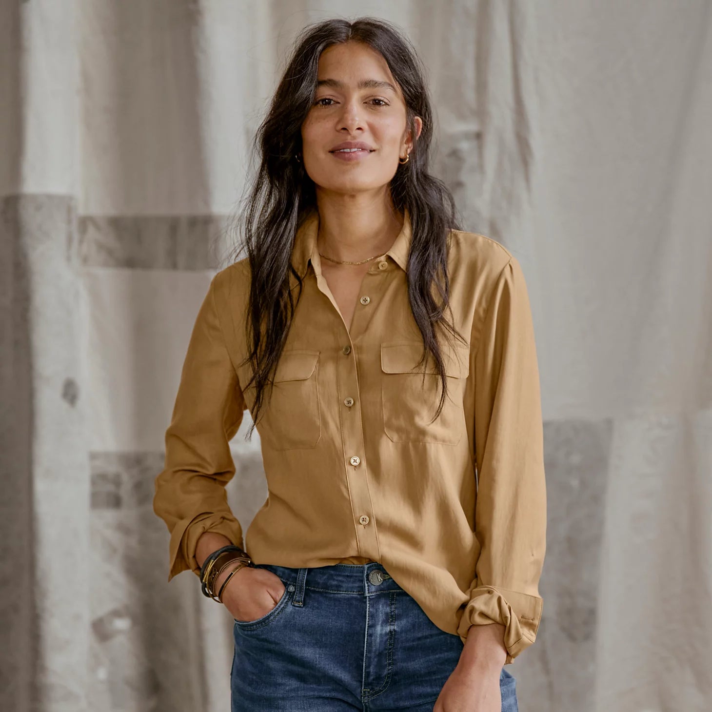 Orvis | Washable Silk Long-Sleeve Shirt
