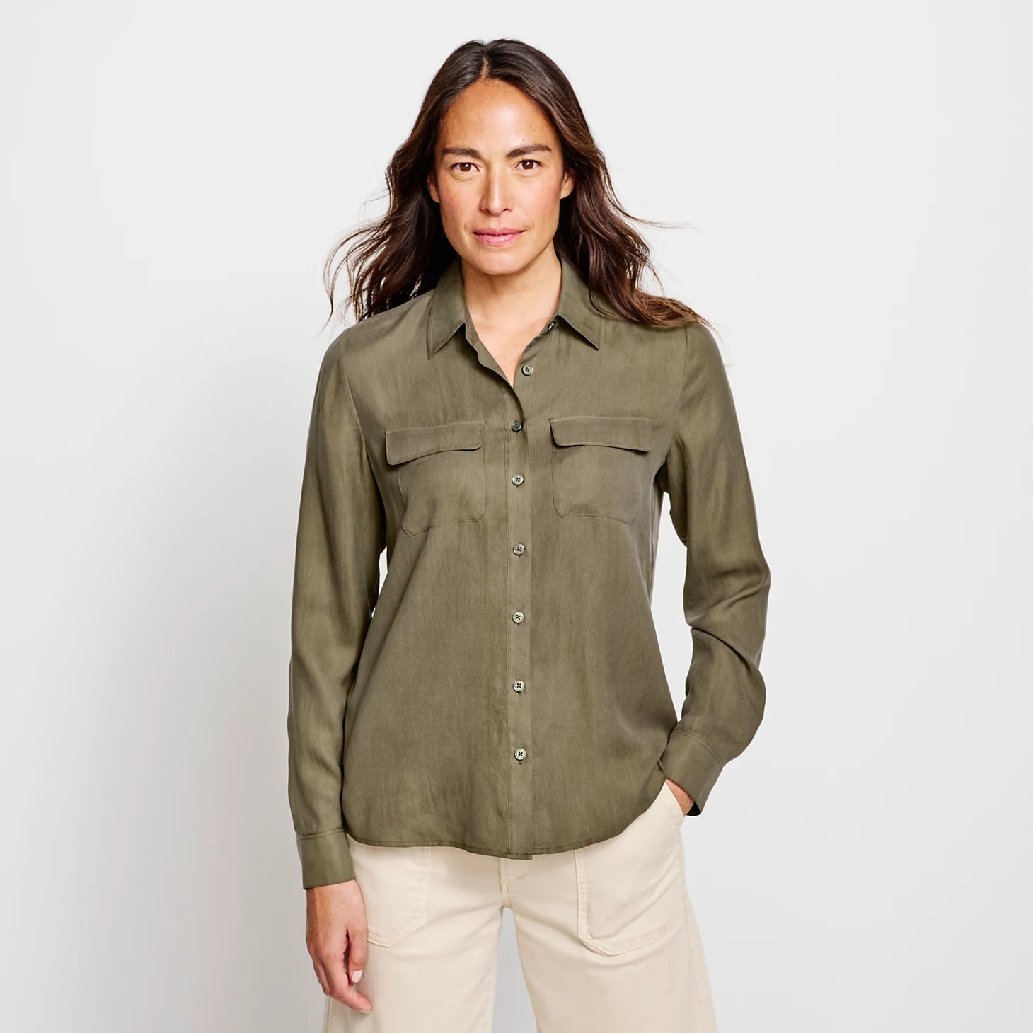 Orvis | Washable Silk Long-Sleeve Shirt